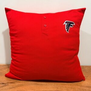 One-Of-A-Kind NFL Atlanta Falcons Red Accent Throw Pillow | 17 x 17